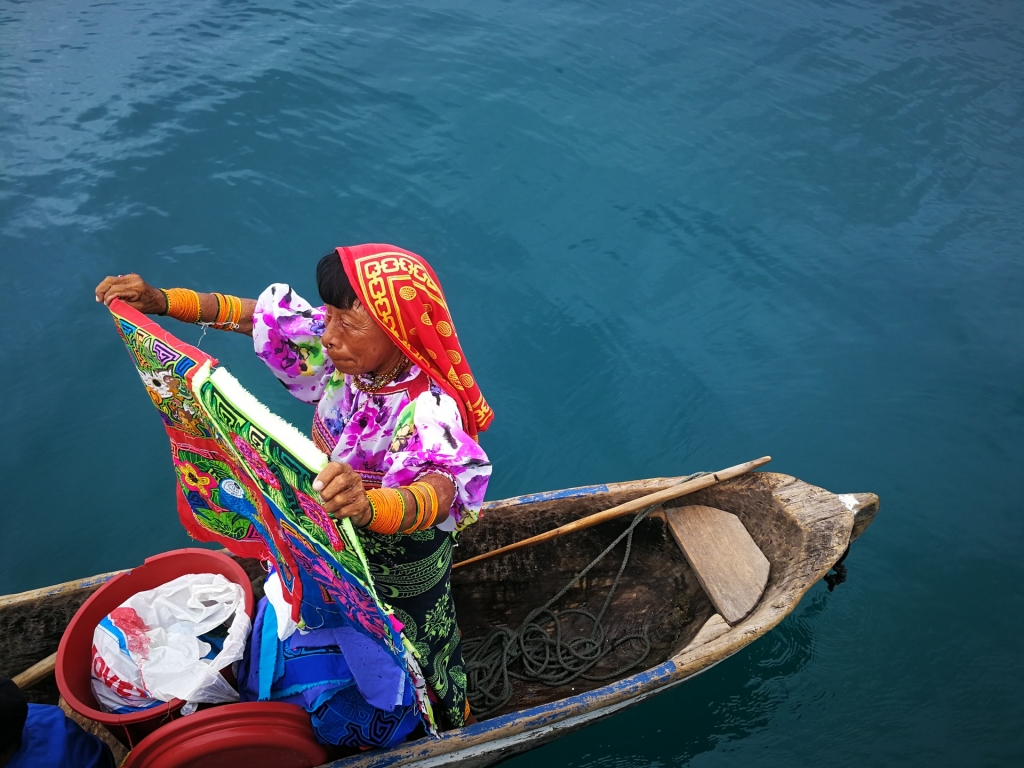 Woman On Boat Panama